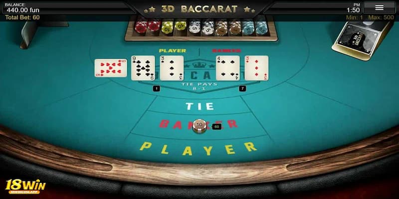 Chiến thuật chinh phục baccarat 18win 